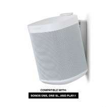 Wall Mounts for Sonos One, One SL and Play:1 - White