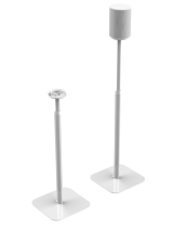 Essentials Adjustable Floor Stands - White