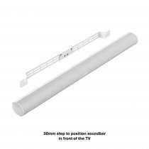 Wall Mount for Sonos Arc - White