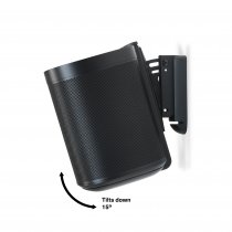Wall Mounts for Sonos One, One SL and Play:1 - Black