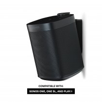 Wall Mounts for Sonos One, One SL and Play:1 - Black