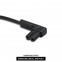 5m Power Cable for Sonos One, One SL and Play:1 - Black