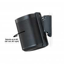 Wall Mount for Sonos One, One SL and Play:1 - Black