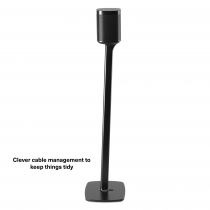 Sonos ONE + Floor Stand for Sonos One, Play1 BLK