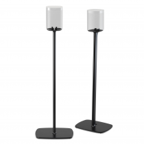  Two Sonos ONE SL Speakers + Two Floor Stand for Sonos One SL BLK